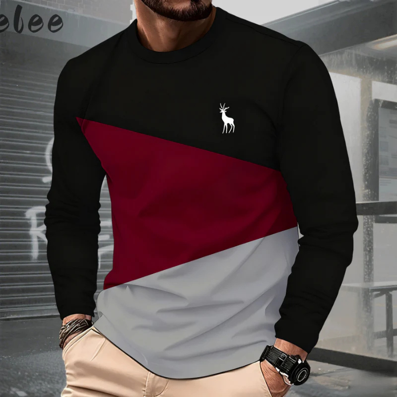 Antoine – Slim-fit long sleeve sweater with round neck