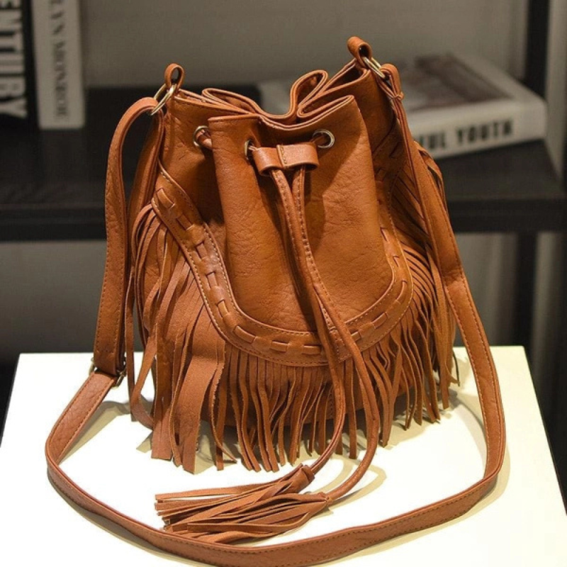 Lilah – Crossbody Bucket Bags met Verstelbare Band Velani