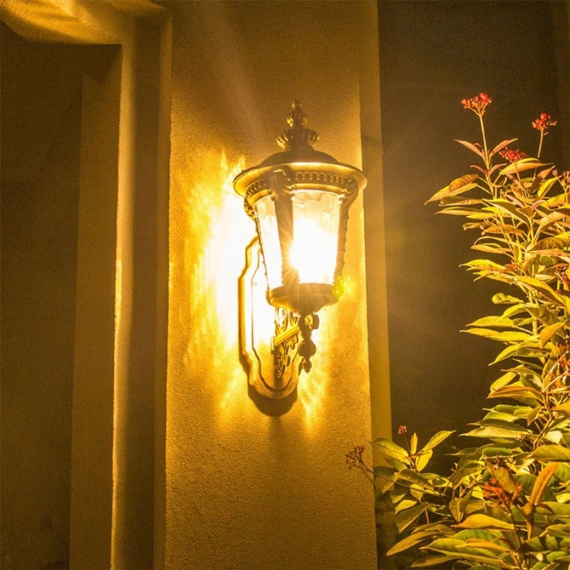 LumoCrest – Creative Wall Lamp for Outdoor Spaces