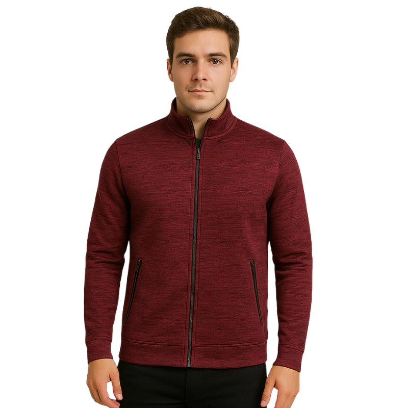 Lukas – Lange Mouw Jas met Ritssluiting en Zakjes Velani