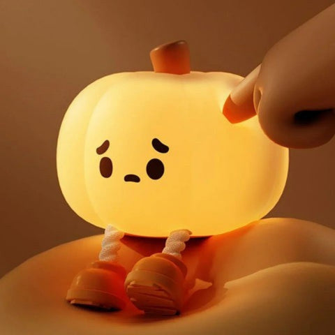 GlowPump – Pompoen LED Nachtlampje met Instelbare Helderheid Velani