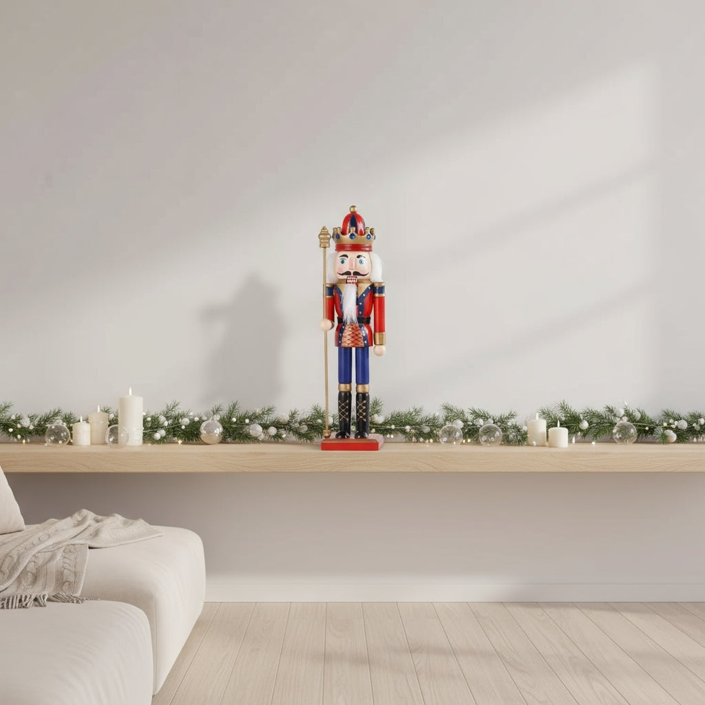 FestiveGuard – Notenkraker Soldaat met Decoratief Ontwerp Velani