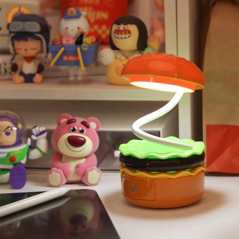 BurgerGlow – LED Table Lamp with Hamburger Design