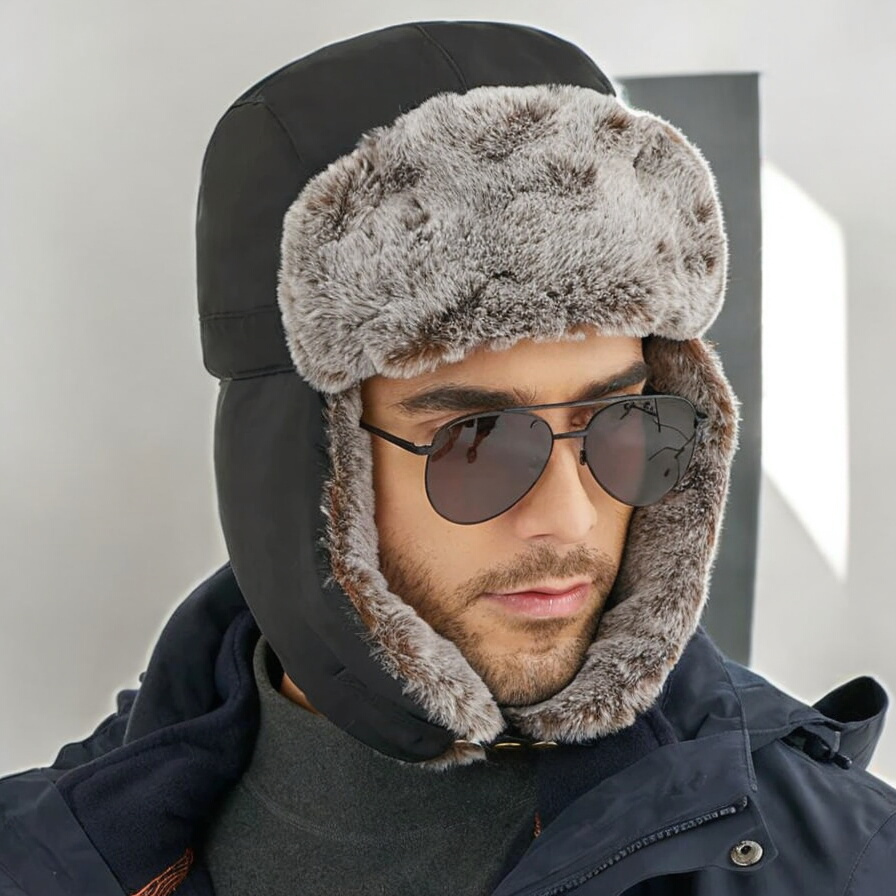 Monet – Gorro polar ajustable con solapas largas