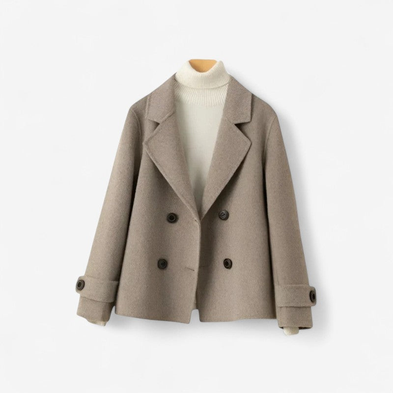 Maria – Jas met lange mouwen, reverskraag en knopen Velani