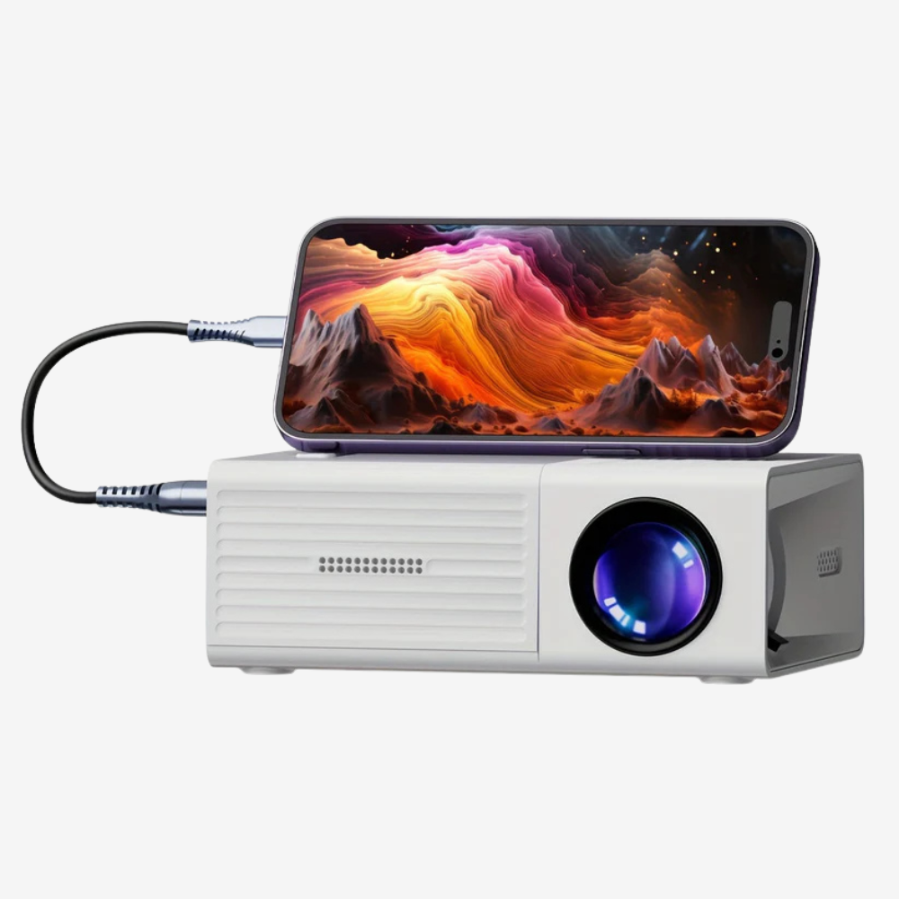 ViewBeam – Draagbare mini-projector voor thuis en buitengebruik Velani