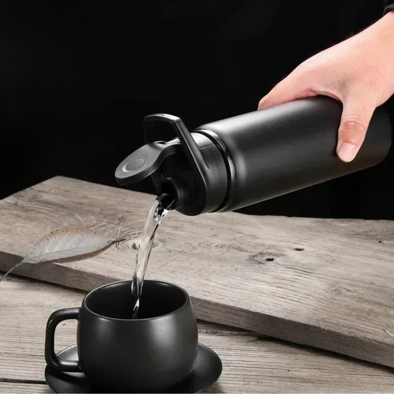 AquaFlow – Refillable Round Drinking Bottle