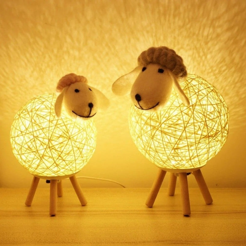 SheepAura – LED Sheep Projector Lamp for Creative Room Decoration