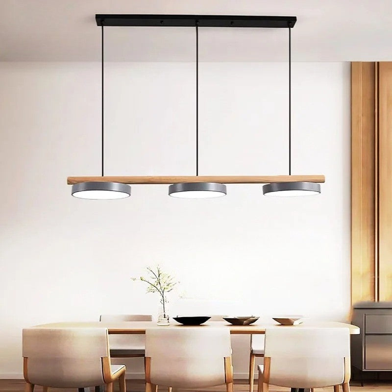 LumiTrio – LED Hangplafondlamp met Drie-Koppen Ontwerp Velani