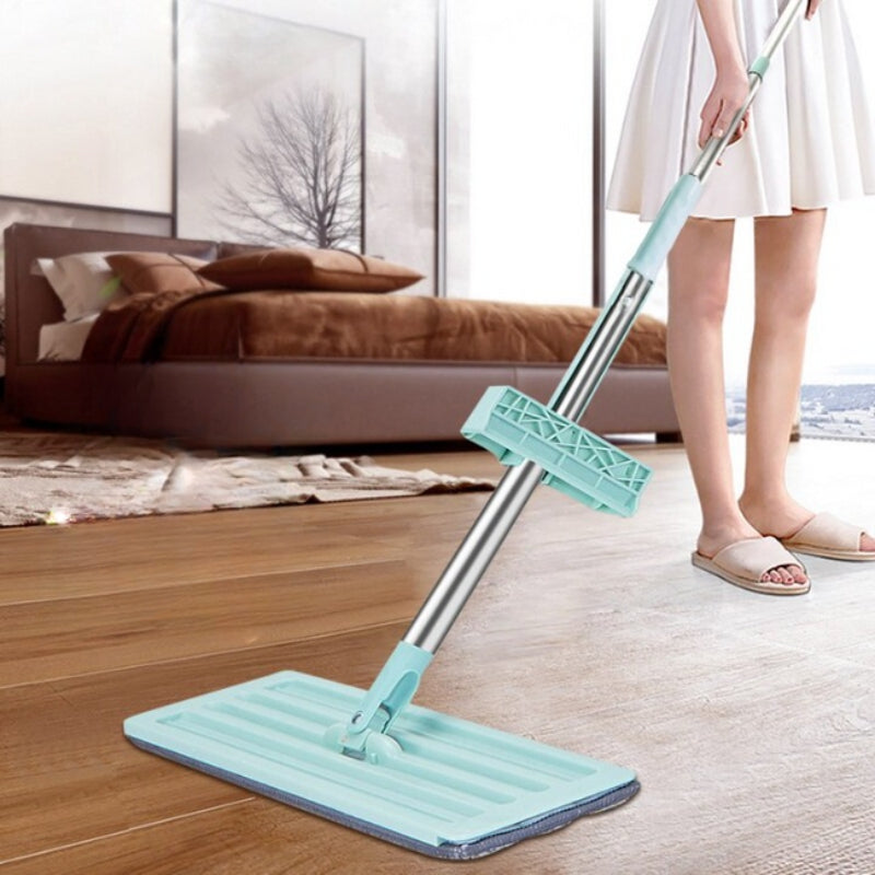 SpinClean – Draaibare Vloermop met Wasbare Mop Pads Velani