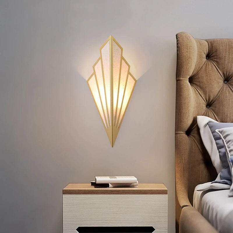 LumiGlow – LED Wall Lamp with a feather-inspired design