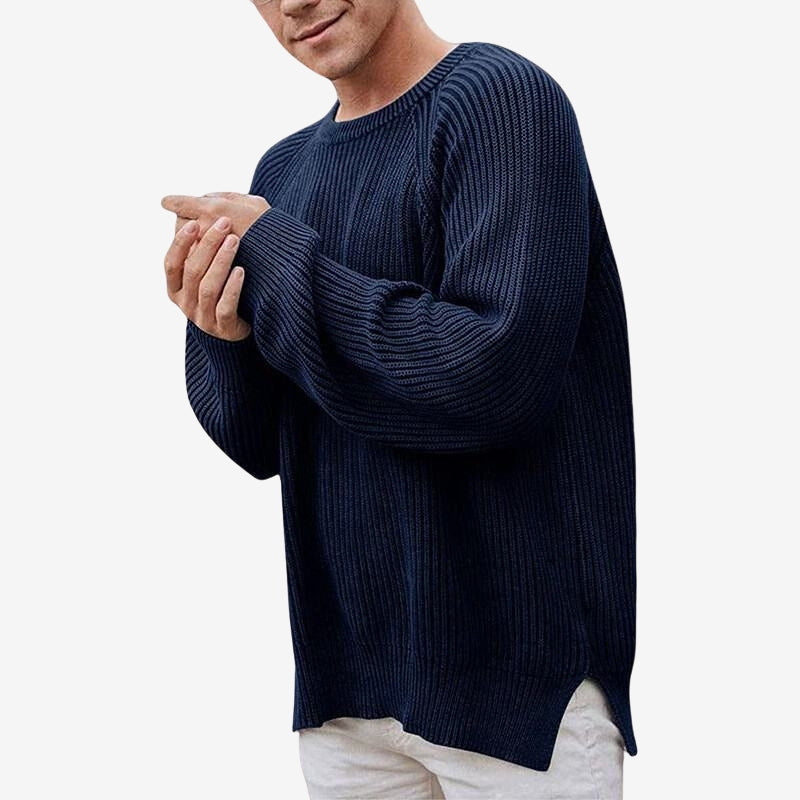 Noah – Long Sleeve Sweater with Round Neck