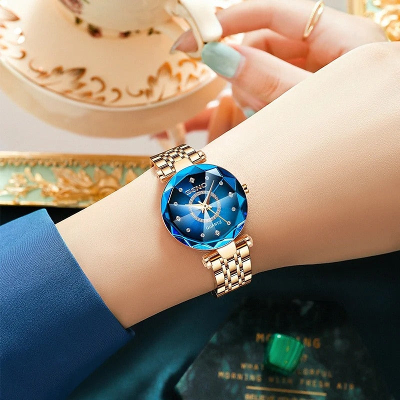 Aria – Round Watch with Adjustable Strap