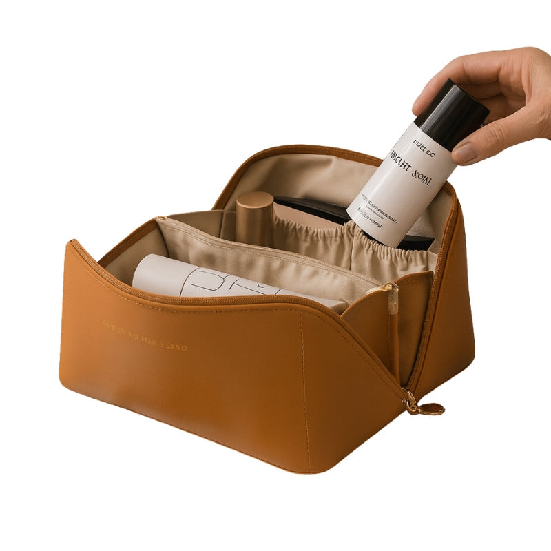 GlamPouch – Cosmetictas met Grote Inhoud en Ritssluitingen Velani