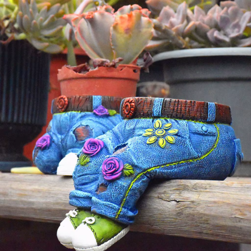 VerdantArt – Decorative Flower Pot for Succulents & Small Plants