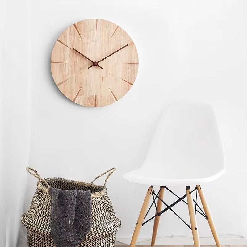 TimeLuxe – Ronde Wandklok met Wandmontage Velani