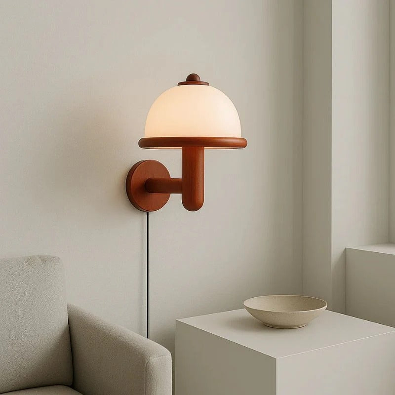 MushGlow – LED Wall Lamp with Mushroom Design