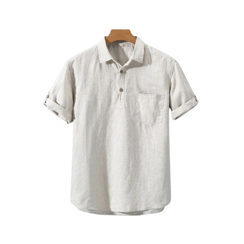 Thomas – Overhemd met Korte Mouwen en Functionele Borstzak Velani