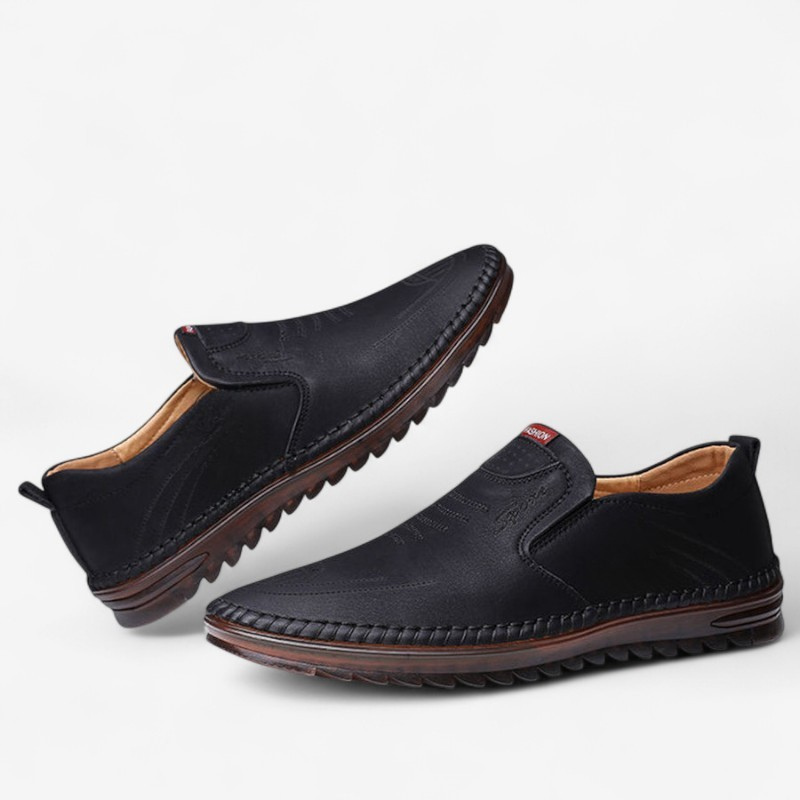 Justin – Veterschoenen met ronde neus en antislipzool Velani