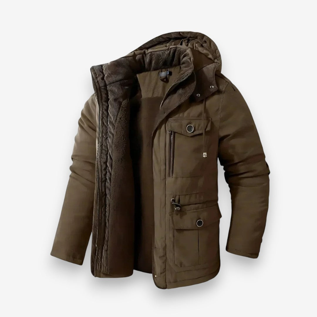 Lucas – Long Sleeve Jacket with Zipper Closure