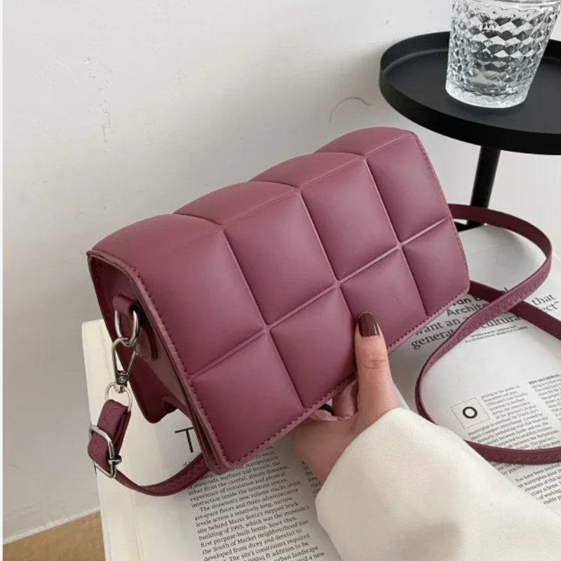Lily – Women's Cube Bag with Button Closure