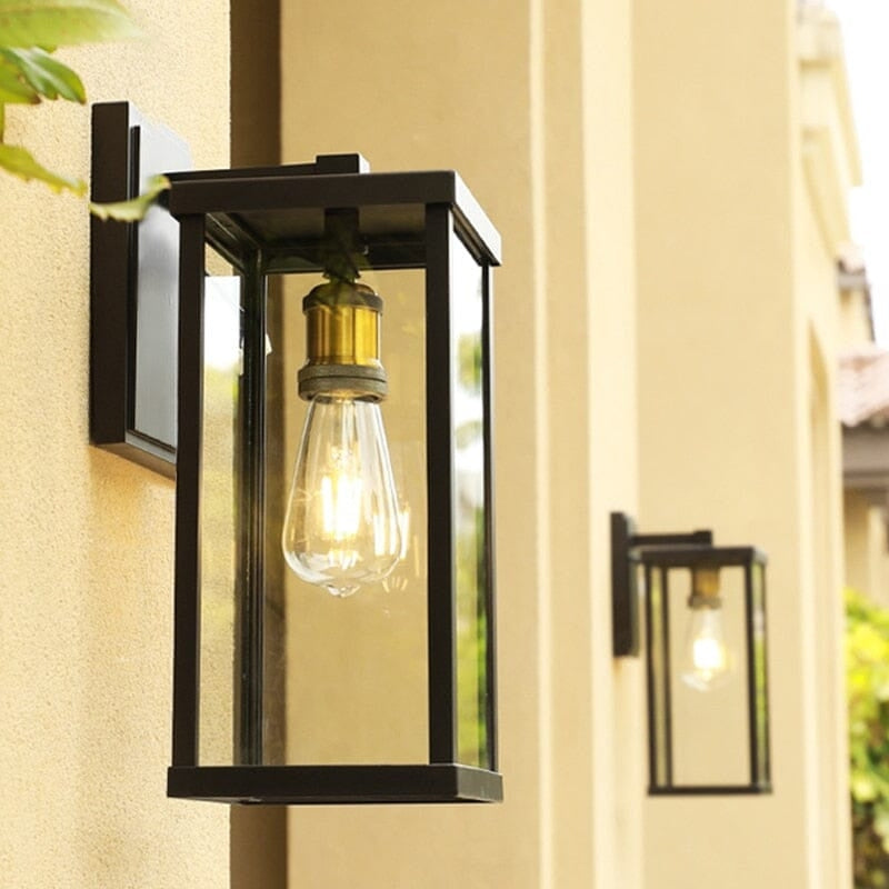 BrightEra – Wall Lamp with Curved Stand and Cage Design