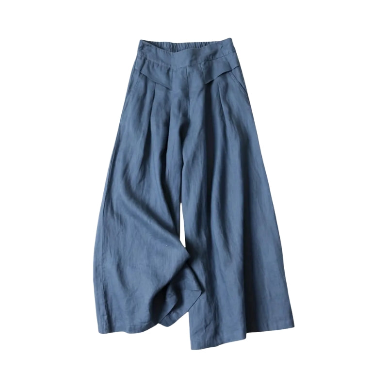 Anouk – Broek met Elastische Taille, Losse Pasvorm en Zakjes Velani