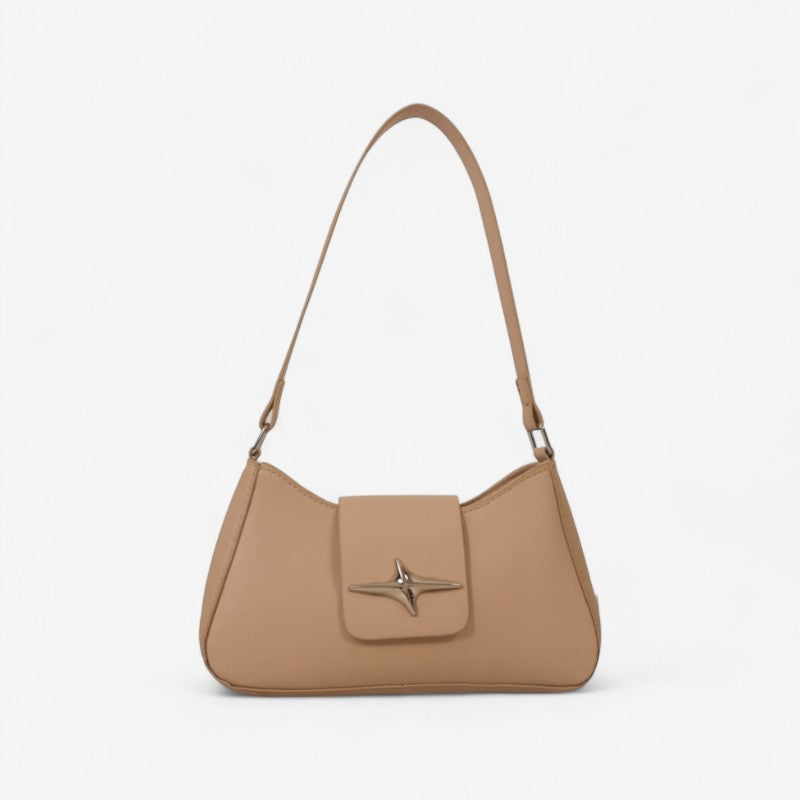 LunaBelle – Moderne Schoudertas met Lange Band en Rits Velani