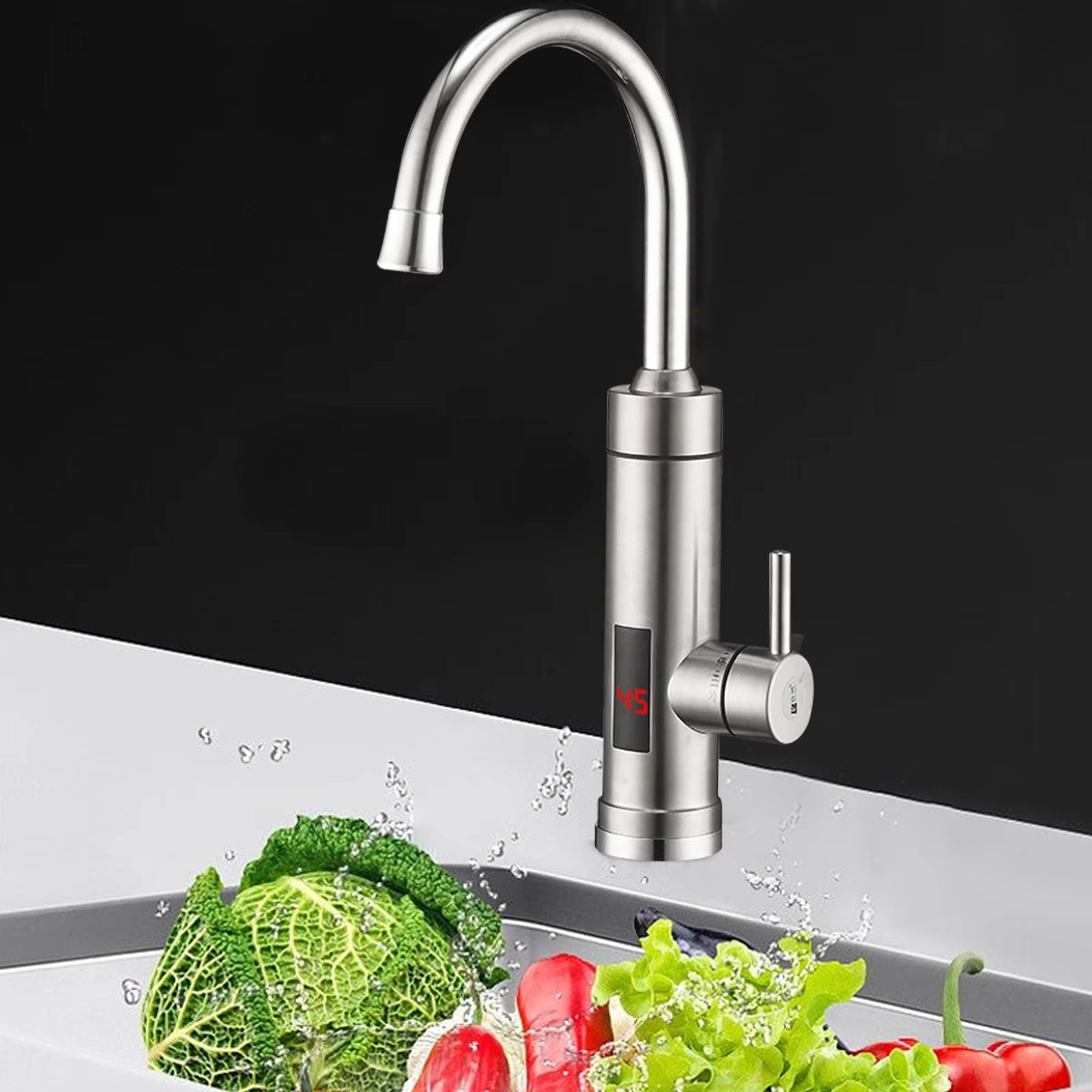 AquaSmart – Touchless Keukenkraan met Sensor en Filtratie Velani