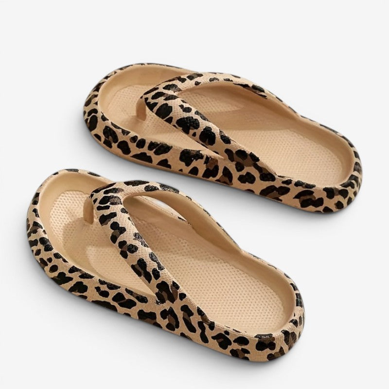 Leopard Print Slippers for Women