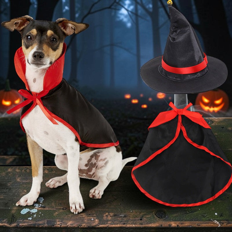 SpellPaw - Wizard Dog Costume with Cloak