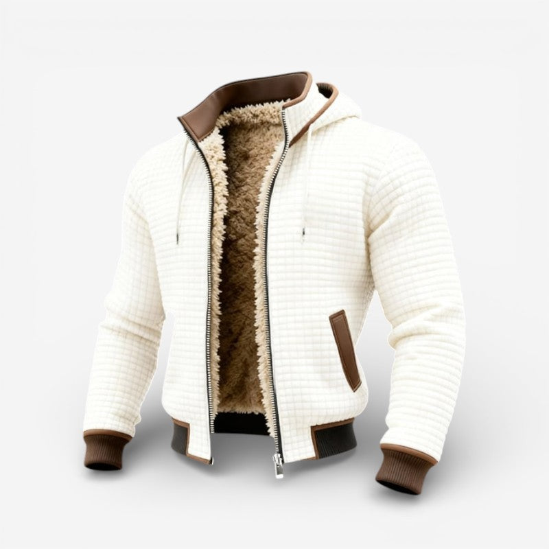 Logan – Long Sleeve Jacket with Zipper Closure and Pocket