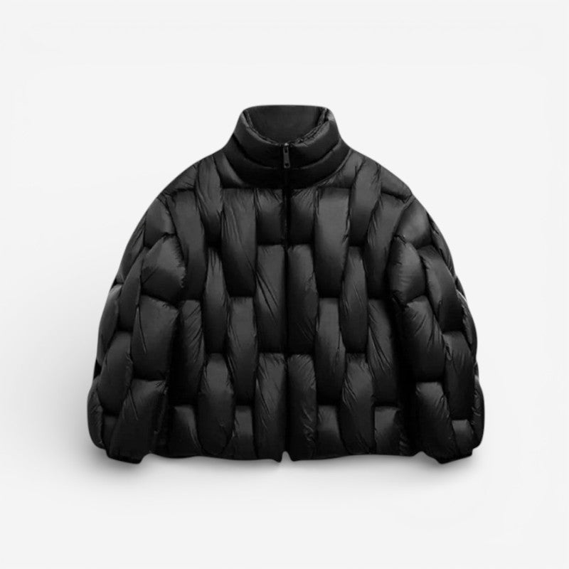 Ethan – Long Sleeve Coat with Zipper Closure