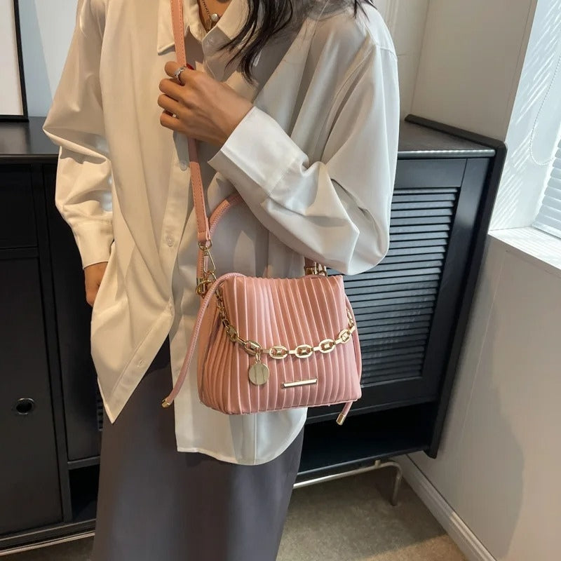 Sophia – Shoulder Bag with Handle and Adjustable Shoulder Strap