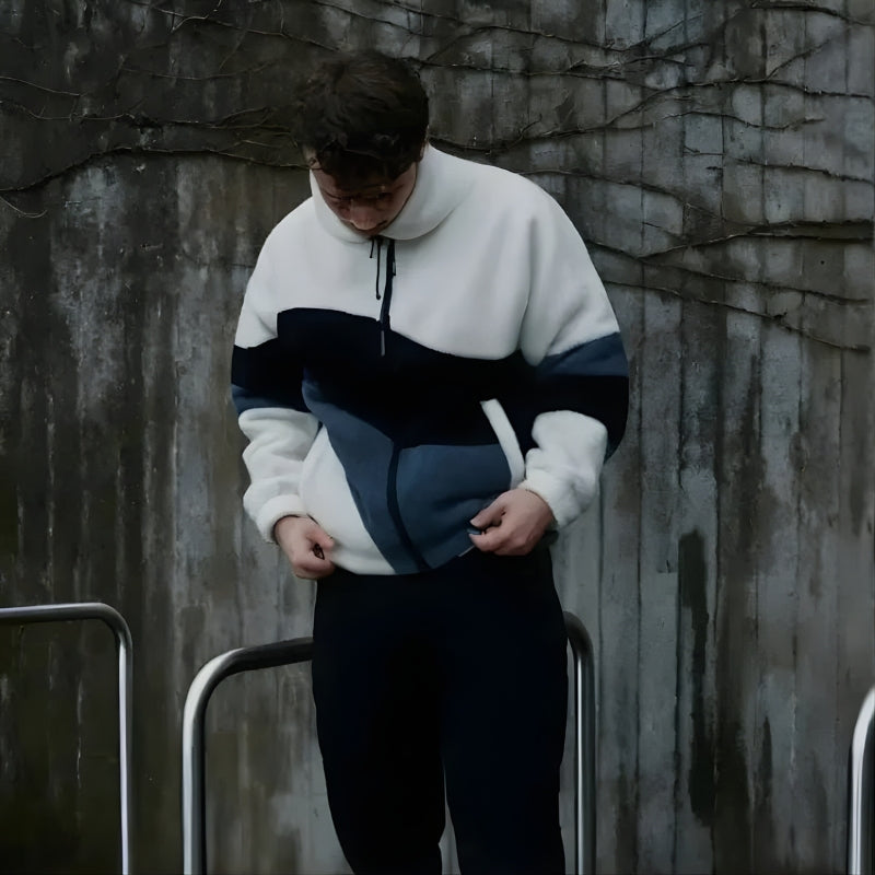 Liam – Long Sleeve Jacket with Pocket and Zipper Closure