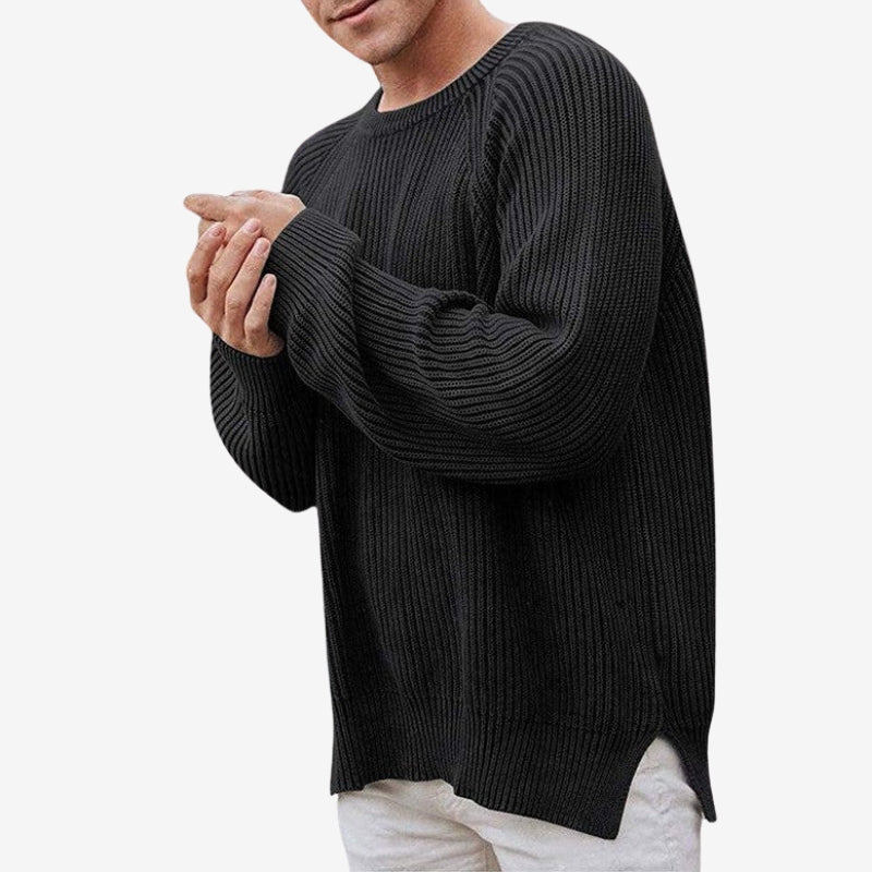 Noah – Long Sleeve Sweater with Round Neck