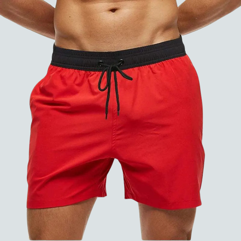 Men's Lightweight Breathable Shorts with Elastic Waistband