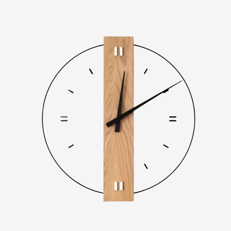 TimeLoom – Round Wall Clock with Clear Face & Large Numbers