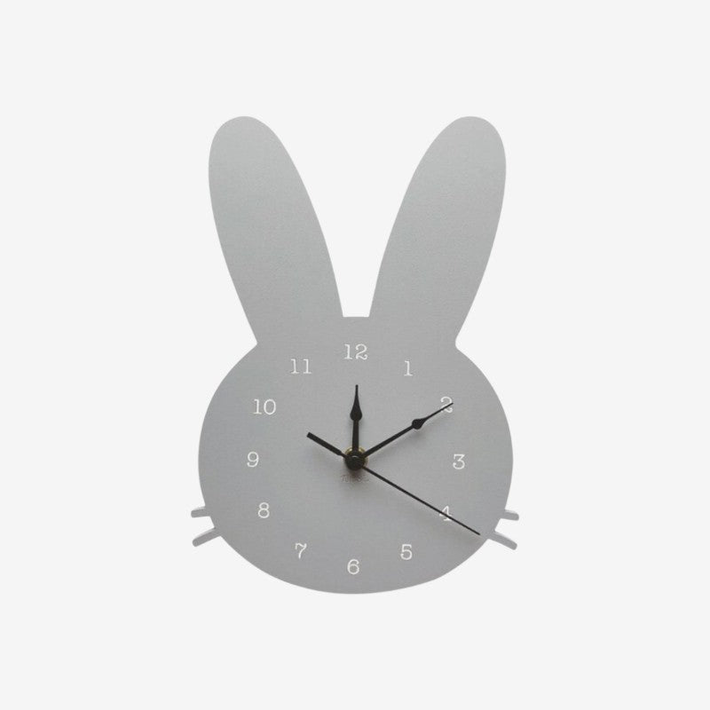HopTime – Rabbit Wall Clock for Children's Rooms