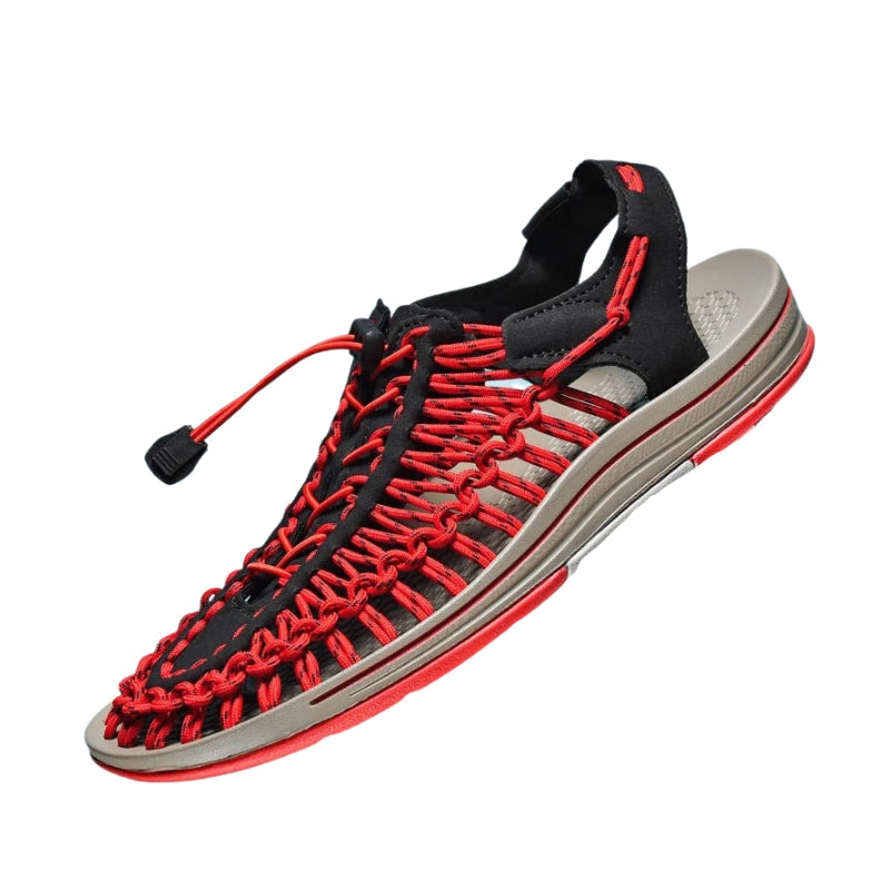 Werner – Schoenen met Geweven Design en Verstelbare Enkelband Velani