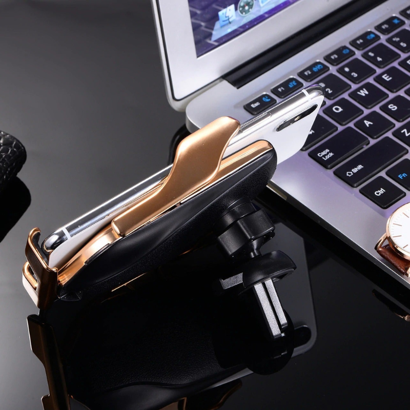 Mobile Phone Holder with Automatic Charging