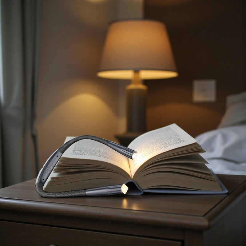 LumaRead – Oplaadbare LED Halslamp met Dubbele Zijverlichting Velani