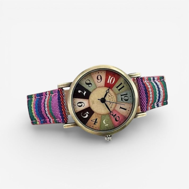 Sophia – Women's Watch with Decorative Pattern & Adjustable Strap