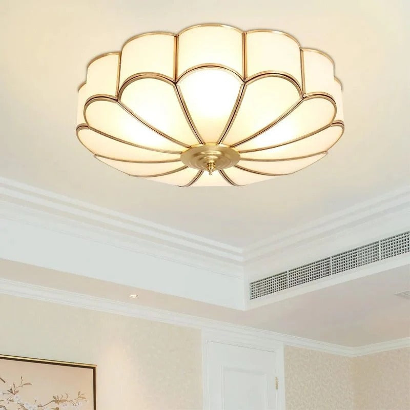 FloraGlow – LED Ceiling Lamp with Floral Design