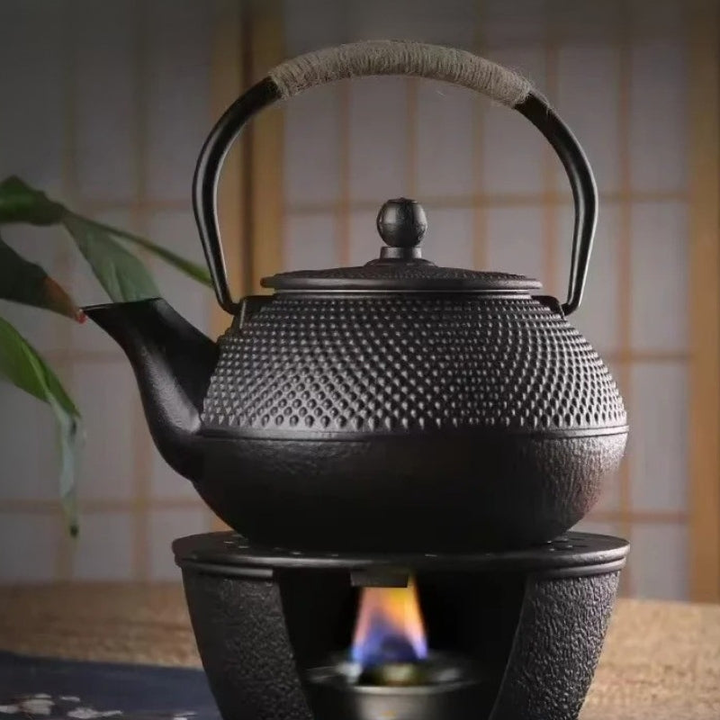 BrewNest – Round Base Teapot with Rope Handle