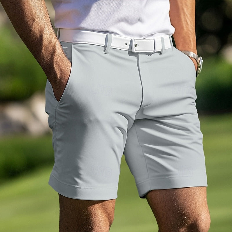 Men's Casual Shorts with Zipper Fly