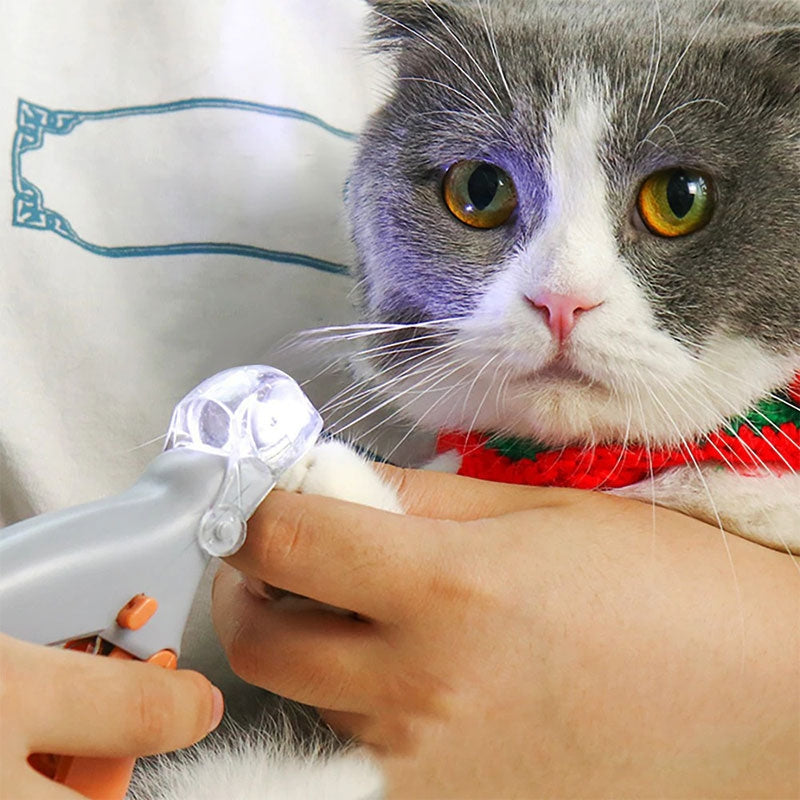 PawBright – Portable Animal Nail Clippers with LED Light