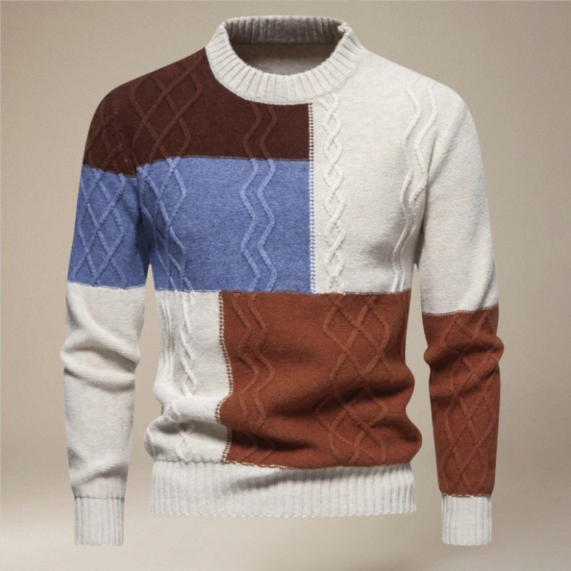 Julianus – Slim fit trui met lange mouwen en print Velani