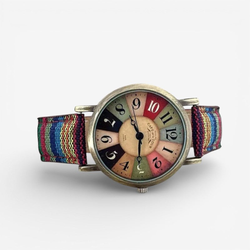 Sophia – Women's Watch with Decorative Pattern & Adjustable Strap