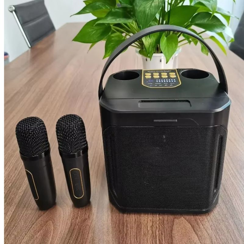 BeatBox – Bluetooth Speaker met Dubbele Microfoons en Handvat Velani